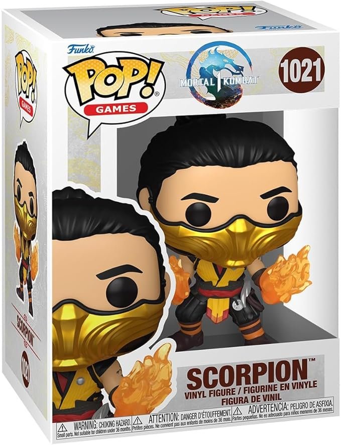 FUNKO POP ESCORPION SIN CAPUCHA MORTAL COMBAT