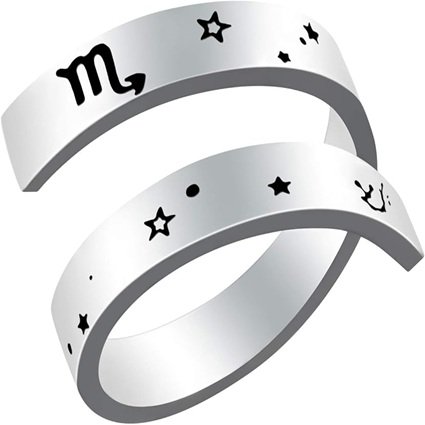 Anillo del zodiaco Escorpio
